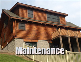  Mavisdale, Virginia Log Home Maintenance